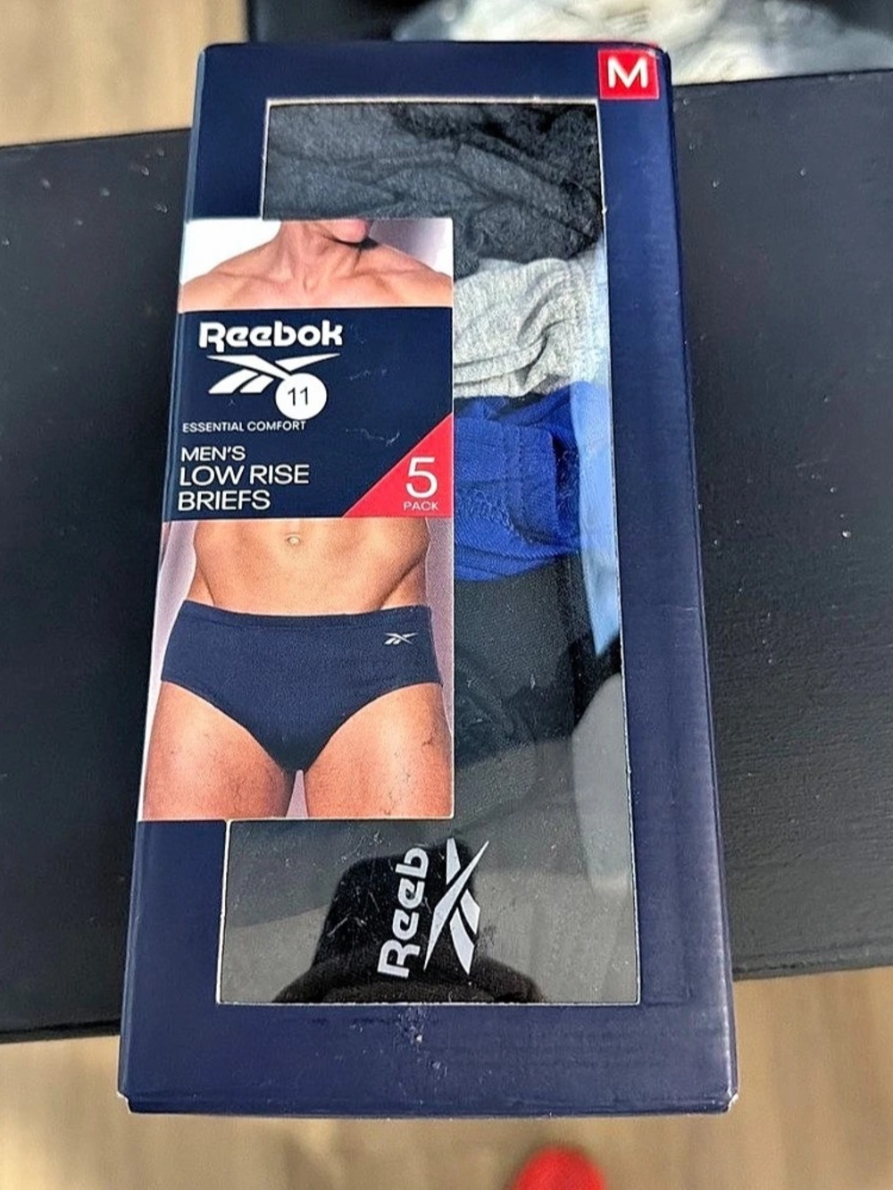 Reebok Essential Comfort Low Rise Briefs Men's Low Rise Briefs Medium 5-Pack NWT